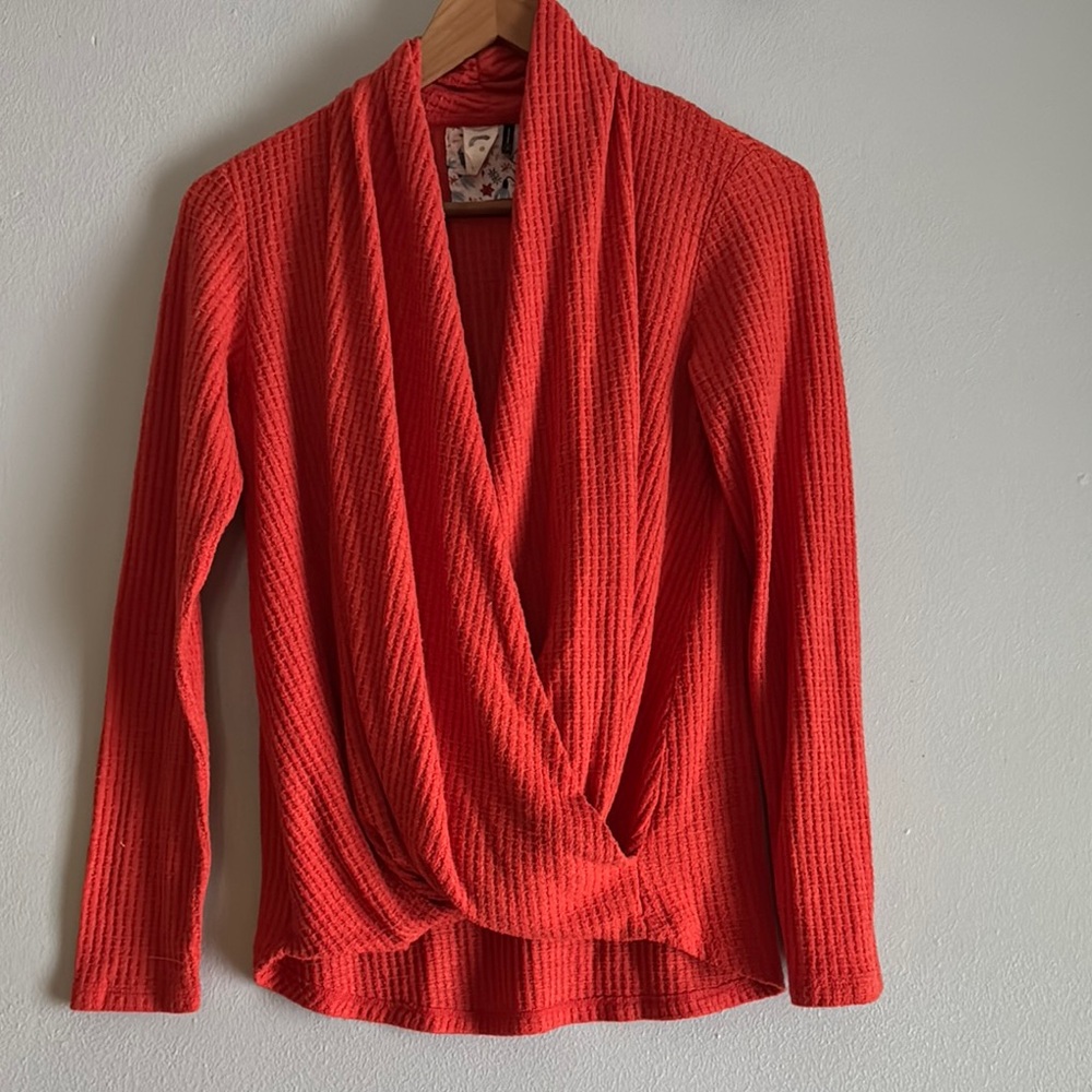 Anthropologie Akemi & Kin Coral Cowl Neck Sweater